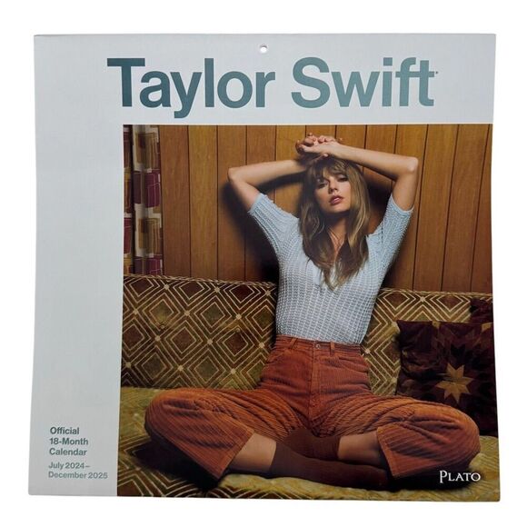 Taylor Swift Official 18-Month Wall Calendar 2025 Music Memorabilia NEW - Picture 1 of 2